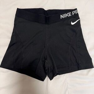 Nike Pro Women Large Dri-Fit Compression Shorts Athletic
